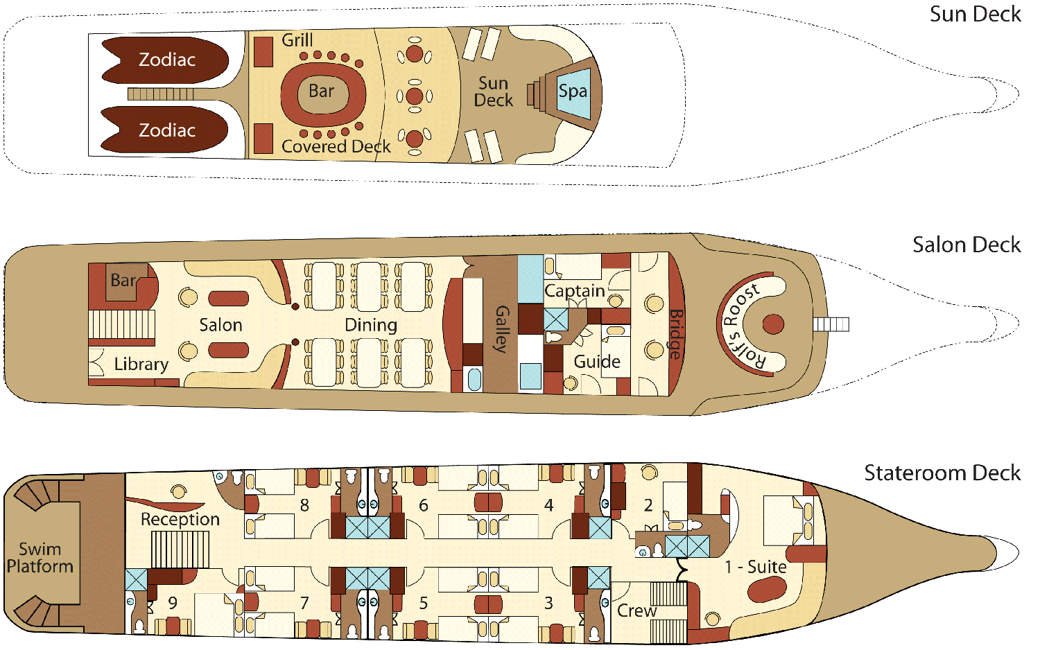 The integrity ship’s deck plans.
